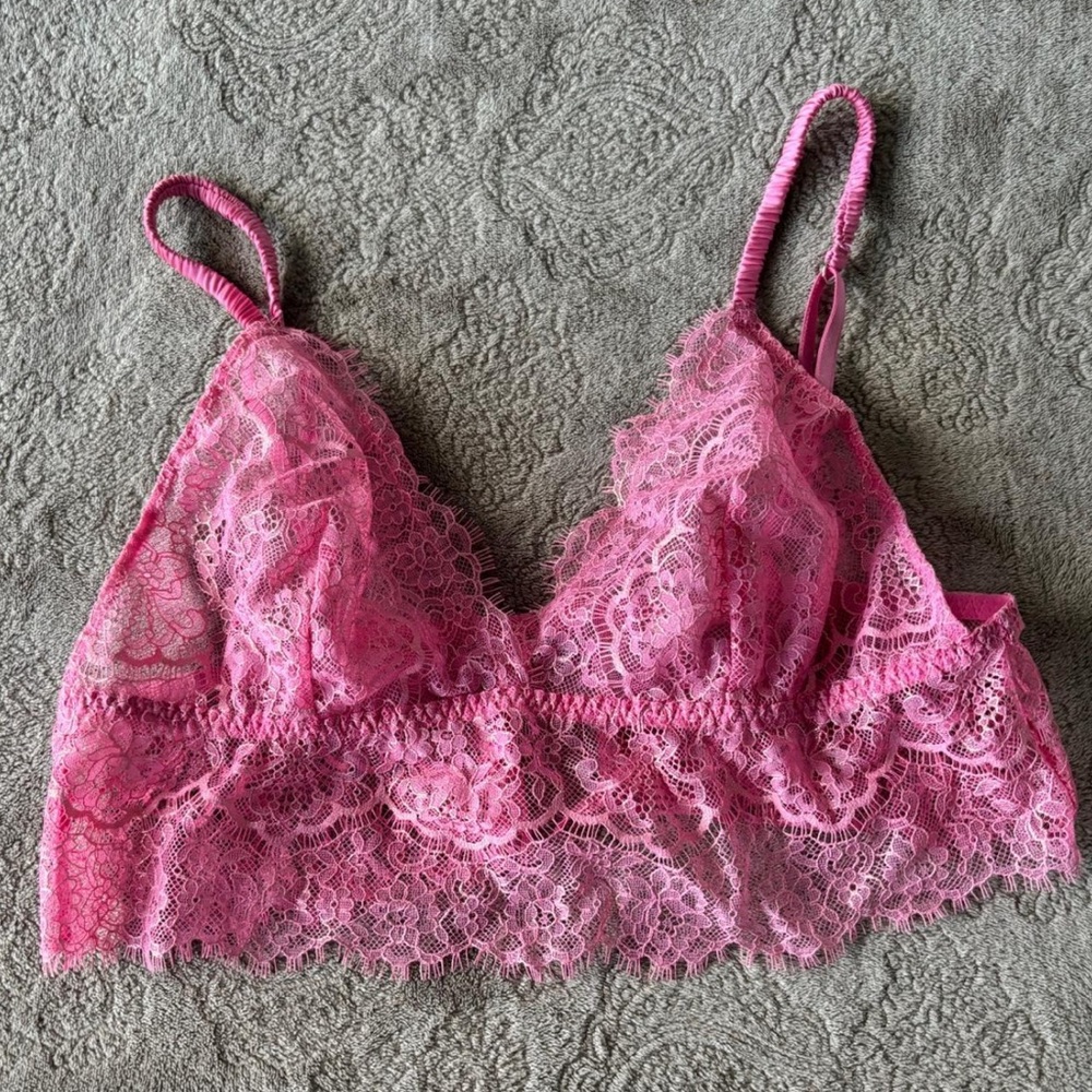 Victoria's Secret Pink Lace Bralette